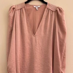 Express women’s top blouse blue size s small